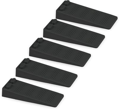 Zachte rubberen deurstoppers, in hoogte verstelbaar, antislip, set van 5