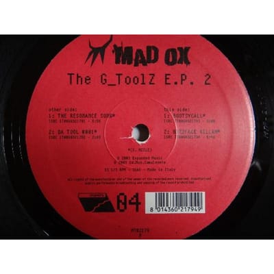12 inch Plaat MADOX - The G_Toolz EP 2 MTR2179,04 Mantra Vibes, M 2003 Italië Dance & Electronica Gebruikt