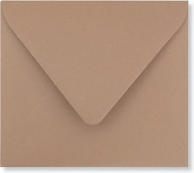 Envelop 12,5 x 14 Bruin, 100 stuks