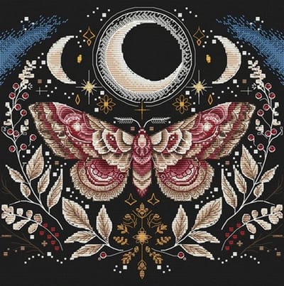 Borduurpakket AVA Stitch - The Moth - De Mot - 035