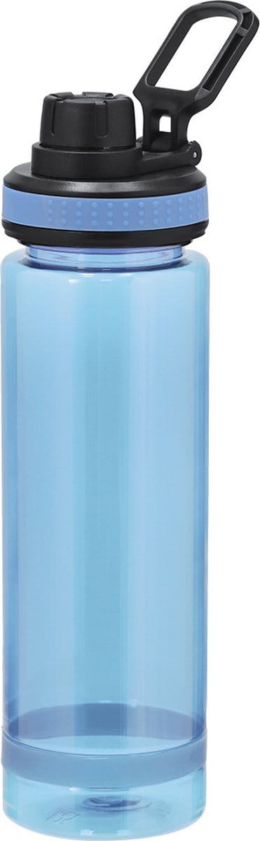 Bellatio Design Waterfles/drinkfles sport bidon Olympic Champion - lichtblauw - RPET kunststof - 700 ml - schroefdop