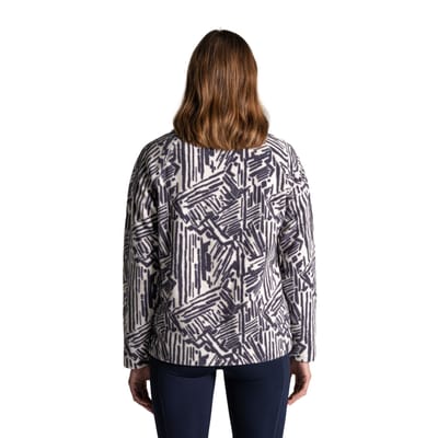 Craghoppers Dames/Dames Annjela Graphic Print Half Zip Fleece Top (Antraciet)