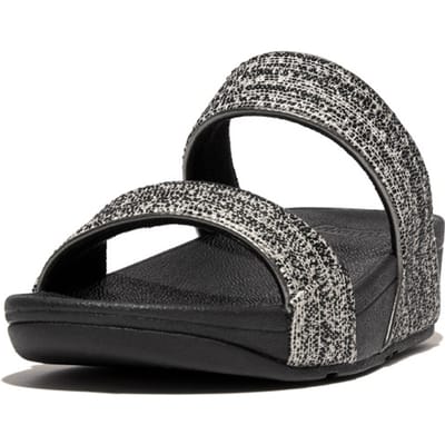 FitFlop Dames sandalen Lulu Shimmerweave Slides GO2