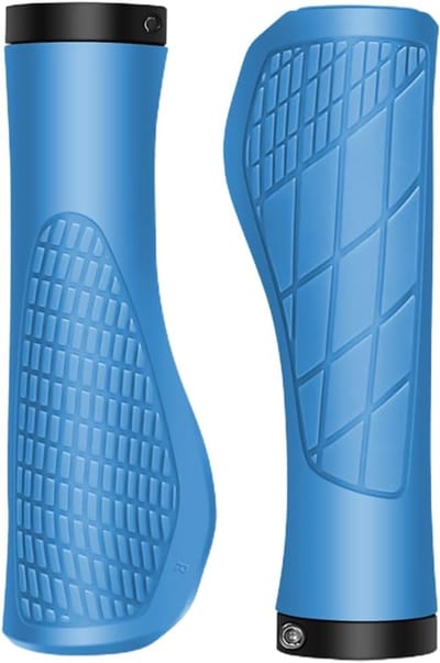 Antislip Stuurgrepen - Fietshandvatten - Comfortabel Fietsen - Ergonomisch Design - 2 stuks - Zwart