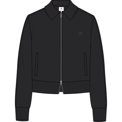 Dames sweatjack met vierkante biesjes Fila Avenes