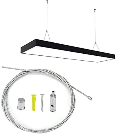 Verstelbare Touwhanger 1.5 mm x 2 m voor Lampen, Kabels en LED Panelen – Ideaal voor Ophangsystemen en Spanning