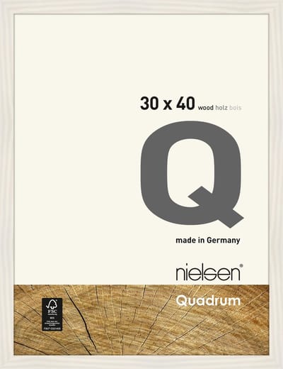 Nielsen Quadrum Houten Wissellijst White 30x40cm