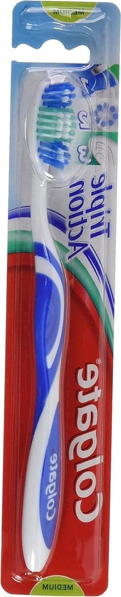 Tandenborstels Medium - Mondverzorging - Dagelijkse Reiniging - Dubbele Hoek Reiniging - 12 Stuks - Blauw
