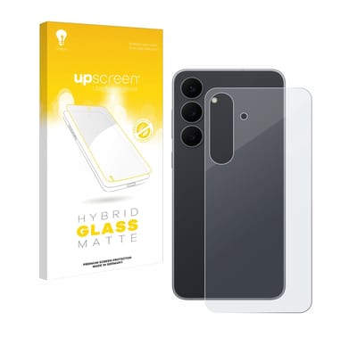 upscreen - Screenprotector voor Samsung Galaxy S25 FE (Achterkant) - Folie Beschermfolie Beschermglas matte
