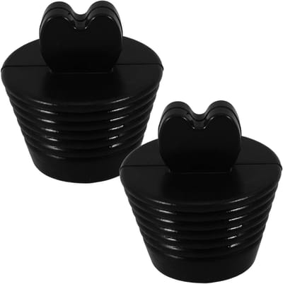 Afvoerstop Badkamer - Doucheputje Stop - Geuren Blokkeren - Stijlvol Design - 4.5 cm - Zwart