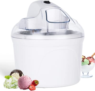IJsmachine Softijs 1,5L - Maak in 30 Minuten Verfrissend IJs met Groot Deksel