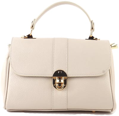 Giuliano lederen handtas Alejandra - Dames - Made in Italy - Beige