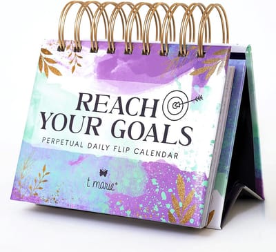Dagelijkse Motivatie Kalender - Perpetuele Bureau Kalender voor Vrouwen - Positieve Affirmaties en Zelfzorg Geschenken - 2023-2024