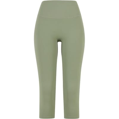 Urban Classics Legging - Capri Legging Vrouwen - XS tot L - voor Vrouwen - groen