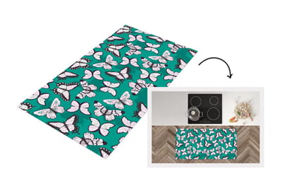 Keukenloper - Loper keuken - Meisje - Vlinder - Dieren - Patronen - 120x60 cm - Keukenloper vinyl