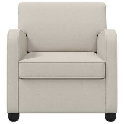 vidaXL - Fauteuil - Havermout - fluweel