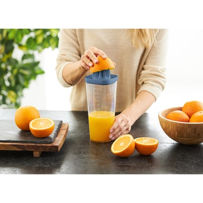 LOFT - Shaker met pers 1 L - Horizon Blauw