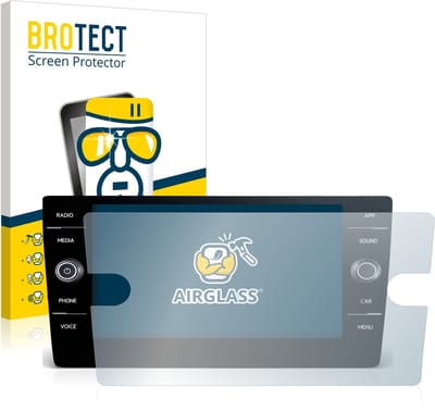Screenprotector voor Volkswagen Passat Variant TDI DSG 2020 Discover Media 8" 2020 Beschermglas transparant