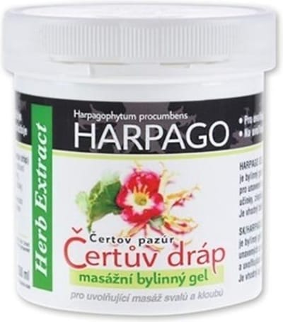 Herb Extract® Massage Gel met Duivelsklauw Extract - 250ml - Heeft een kalmerende, ontstekingsremmende en antiseptische werking die stimuleert de doorbloeding, versnelt de stofwisseling en de lymfe circulatie.
