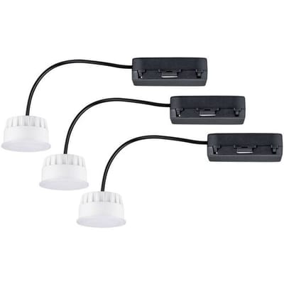LED-module inbouwlamp Easy Dim Choose Coin Set van 3 rond 51 mm Coin 3x6,5W 3x630lm 230V dimbaar 2700K Satijn
