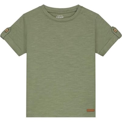 Prénatal peuter shirt Light Khaki Green 74 heren