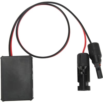 Zonnepaneel USB Spanningsregelaar Adapter met TYPE C DC USB Interface voor Zonne-systeem Telefoon black