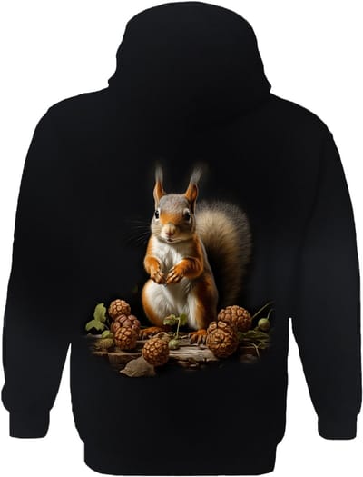 Eekhoorn Squirrel Food The Coloured House Hoodie S