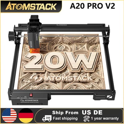 Cellista Lasergraveerder - Lasercutter - Laser Graveermachine - 20W Diode Laser - 400×365 mm CNC Laser - Hout Acryl Metaal Glas Lasergraveermachine