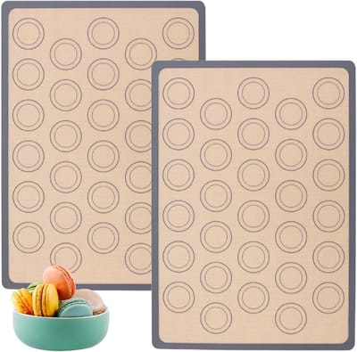 Herbruikbare Silikon Bakmat voor Macarons en Koekjes, Antiaanbak, Gemakkelijk Schoon te Maken, Ideaal voor Bakken van Pizza en Gebak