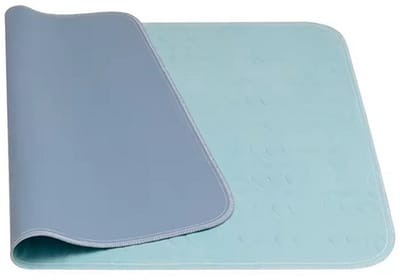 Matrasonderlegger - Incontinentiemat - Bed onderleggers - Matrasbeschermer - Herbruikbaar - Wasbaar - Blauw/Turquoise - 92x87 cm - Waterproof mat - Baby's - Kinderen - Volwassenen - Ouderen - Dieren