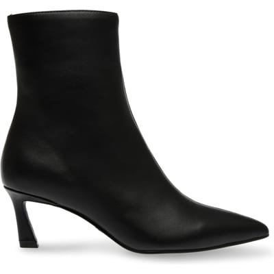 Steve Madden Lulah Booties Black Leather Maat: 37 | Laarzen Outlet | Dames | Zwart