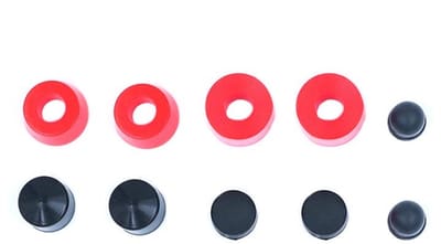 Dailygoods- Skateboard Truck Rebuild Kit 10-Pack - Bushings/Pivot Cups - PU - Schokbestendig - Lichtgewicht - Duurzaam Accessoireset