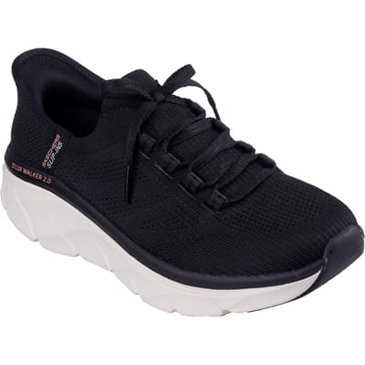 Skechers Slip-Ins: D'lux Walker 2.0 - Thrill Movement, Vrouwen, Zwart, Sneakers, maat: 39