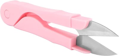 Naaischaar Clippers, Roestvrijstalen Draadgaren Naaischaar Mini Draagbare Draadschaar Met Deksel Voor Huishoudelijke Naaisteek (Roze)