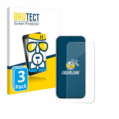 Screenprotector 3 Stuks voor Google Pixel 9 Pro Beschermglas transparant