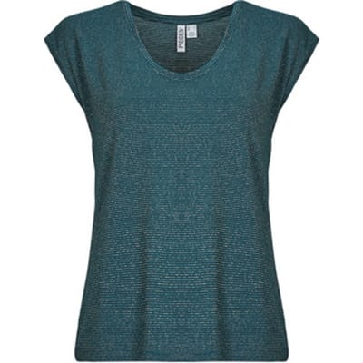 PIECES - PCBILLO TEE LUREX STRIPES JRS NOOS BC - Dames - T-shirts