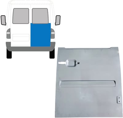 Hoge reparatie paneel achterste deuren voor Mercedes Sprinter 1995-2006 / Rechts