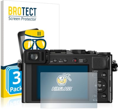 Screenprotector 3 Stuks voor Panasonic Lumix DMC-LX100 Beschermglas transparant