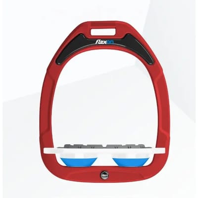 Platte Grip Laarzen Rood/Wit/Blauw Flex-On Green Composite