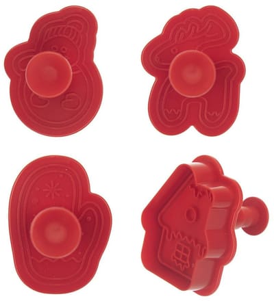 Orion Kerst - Koekjesuitstekers Set - Met Stempel - Kerstvormen - Duurzaam
