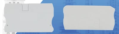 Cosmo PT 2.5 TWIN Serie - Afdekraam voor DIN-rail - Eindkap - Verbindingselement