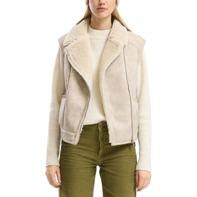 s.Oliver -qs Jacket Outdoor Beige Größe: XXL | Gilets Outlet | Damen | Braun