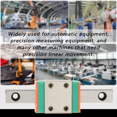 Dailygoods- Micro-lineaire Geleiding 7 Mm Breedte - Schuifblok - Lineaire Bewegingssysteem - CNC Machines - Industriële Automatisering - Professionele Kwaliteit