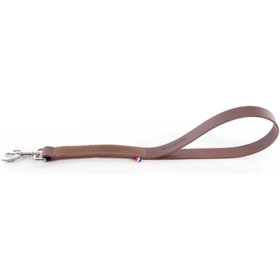 Bicolore leren hondenriem Martin Sellier 499