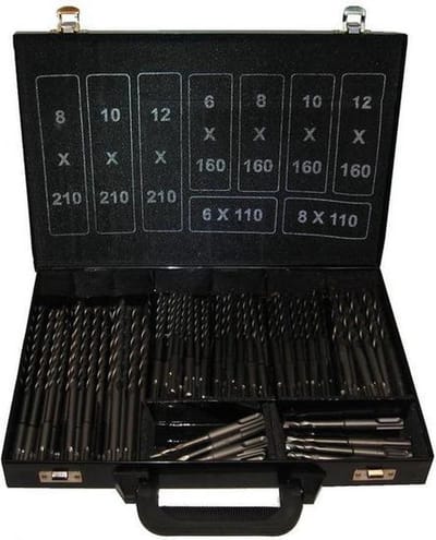 VDT SDS Borenset, 65 delig, in metalen koffer
