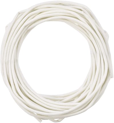 Dailygoods- Glasvezelhuls geïsoleerde Kabelbescherming - 16,4Ft - 2 mm - Duurzaam - Wit - Schokbestendig - Beschermbuis