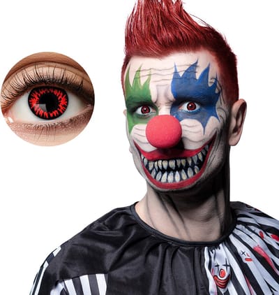 Boland - Paar weeklenzen Killer clown - Volwassenen - Halloween en Horror, Clowns en Circus - Halloween en Horror- Clowns en Circus