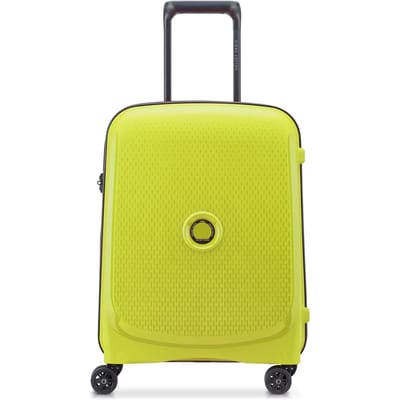Delsey Belmont Plus 55 cm Handbagage Koffer – 33 Liter – TSA Slot – Gerecycled Polypropyleen – 4 Dubbele Wielen – Chartreuse Green
