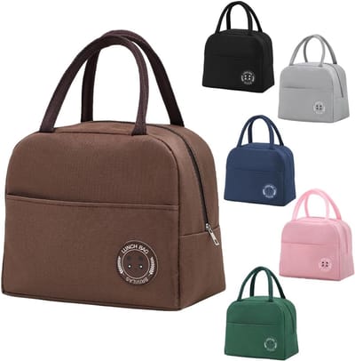 FONHREW Thermotas voor levensmiddelen, 6 l, koeltas voor het werk, lunchbox, grote capaciteit, voor kantoor, reizen - ShopVlot