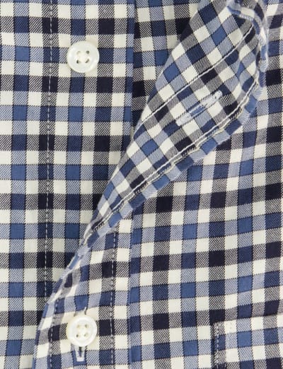 Casual overhemd Gant Regular Fit blauw katoen